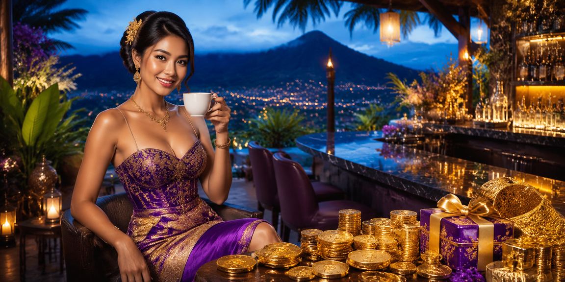 Pengguna baru mendapatkan bonus registrasi dan menjelajahi platform dari kafe di Vietnam