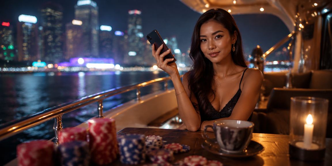 Pengguna mengakses platform kasino mobile dari kafe lokal dengan nyaman menggunakan ponsel